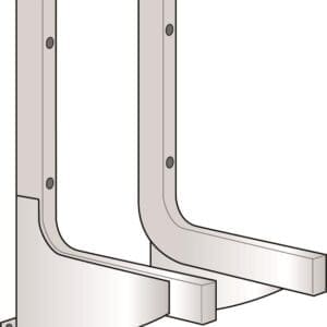 10372722 - Nederman Reinforced Wall Bracket for NEX Series