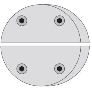 20371853 - Anchor Plate Shutter (2 Pieces)